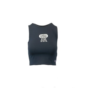 Women's Champion USU Utah State Tank Top navy blue